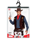 Cowboy  Vest, Chaps, Hat, Bandana 
