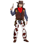 Cowboy  Vest, Chaps, Hat, Bandana 