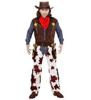 Cowboy  Vest, Chaps, Hat, Bandana 