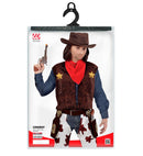 Cowboy  Vest, Chaps, Hat, Bandana 
