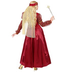 Medieval Princess  Dress With Crinoline Underskirt, Headpiece With Veil 