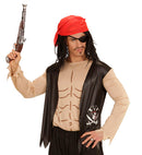 Pirate  Shirt With Vest, Bandana, Eye-Patch 