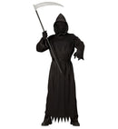Reaper  Hooded Robe With Invisible Face Mask, Belt 