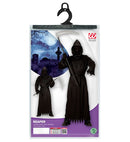 Reaper  Hooded Robe With Invisible Face Mask, Belt 