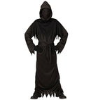 Reaper  Hooded Robe With Invisible Face Mask, Belt 