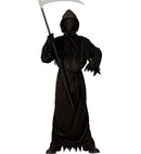 Reaper  Hooded Robe With Invisible Face Mask, Belt 