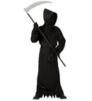 Reaper  Hooded Robe With Invisible Face Mask, Belt 