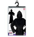 Reaper  Hooded Robe With Invisible Face Mask, Belt 