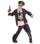 Zombie Police Officer  Coat Withshirt, Pants, Hat 