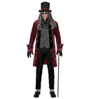 Victorian Vampire  Jacket With Vest, Jabot, Gloves, Hat 