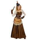 Steampunk  Dress, Belt, Mini Hat 