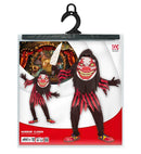Horror Clown  Robe, Oversized Hooded Mask 