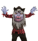 Werewolf  Robe, Oversized Hoodedmask 