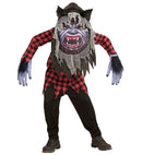Werewolf  Robe, Oversized Hoodedmask 
