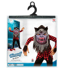 Werewolf  Robe, Oversized Hoodedmask 