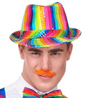 Set Of 5 Adhesive Colored Moustaches