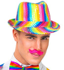 Set Of 5 Adhesive Colored Moustaches