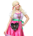 Embroidered Bavarian Heart Purse