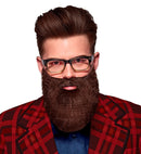 Character Beard With Moustache Brown