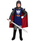 Knight  Coat With Cape, Belt, Hood 