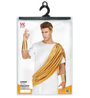 Caesar  Toga, Cuffs, Laurel Wreath 