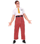 Nerd  Overalls, Belt, Tie, Glasses 
