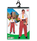 Nerd  Overalls, Belt, Tie, Glasses 