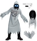 Chained Ghost  Robe, Gloves, Hooded Mask With Fade-In Fade-Out Light-Up Eyes 