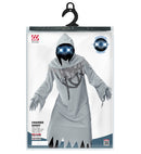 Chained Ghost  Robe, Gloves, Hooded Mask With Fade-In Fade-Out Light-Up Eyes 