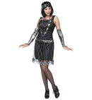 Flapper  Dress, Gloves, Headband 