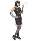 Flapper  Dress, Gloves, Headband 