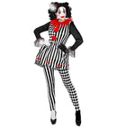 Evil Harlequin  Dress, Leggings, Mini Hat 