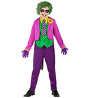 Evil Clown  Tailcoat With Shirt And Vest, Pants, Tie, Gloves 