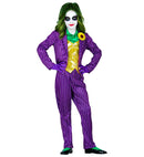 Evil Clown  Jacket With Shirt And Vest, Pants, Gloves 