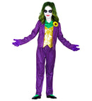 Evil Clown  Jacket With Shirt And Vest, Pants, Gloves 