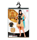 Egyptian Queen  Dress With Cape, Bracelets, Headband 