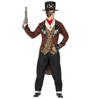 Steampunk  Tailcoat With Shirt & Vest, Pants, Ascot, Fingerless Gloves, Top Hat 