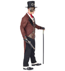 Steampunk  Tailcoat With Shirt & Vest, Pants, Ascot, Fingerless Gloves, Top Hat 