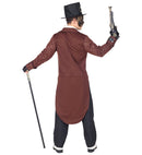 Steampunk  Tailcoat With Shirt & Vest, Pants, Ascot, Fingerless Gloves, Top Hat 