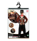 Steampunk  Tailcoat With Shirt & Vest, Pants, Ascot, Fingerless Gloves, Top Hat 