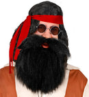 Multicharacter Beard With Moustache Black