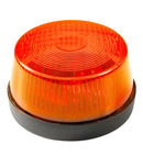 Orange Flashing Warning Light With Siren 7X4 Cm 