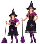 Witch  Dress With Crinoline Underskirt, Hat 
