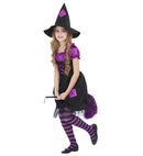 Witch  Dress With Crinoline Underskirt, Hat 