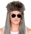 Grey Moustache Adhesive - 6 Styles Ass.