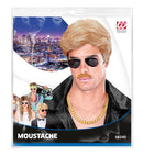 Blond Moustache Adhesive - 6 Styles Ass.