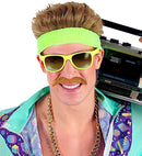 Blond Moustache Adhesive - 6 Styles Ass.