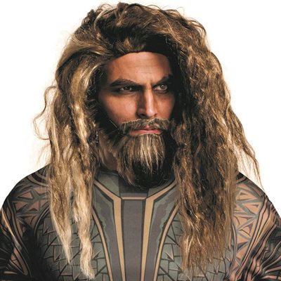 Aquaman Beard and Wig Costume Set