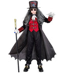 Vampire Lord  Long Coat With Vest And Jabot, Top Hat 