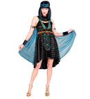 Egyptian Queen  Dress With Cape, Bracelets, Headband 